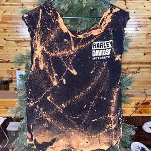 Harley Davidson distressed tank top